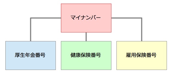 マイナンバーの紐付けイメージ